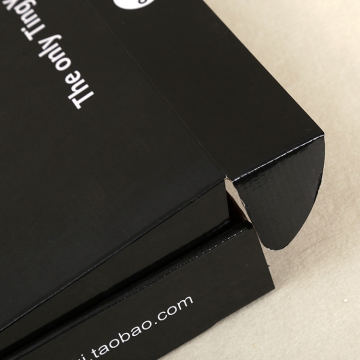 Corrugated Shipping Boxes | Sturdy Black Mailer Boxes for E-commerce Retail Shipping & Small Business Packaging 