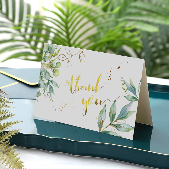 Thank You Note Cards - Perfect for Weddings Business & Personal Gifts 
