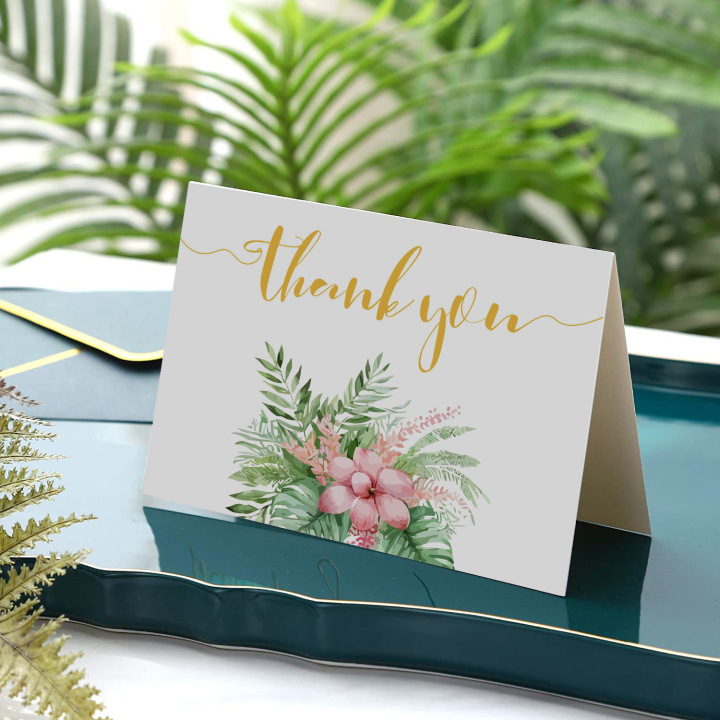 Thank You Note Cards - Perfect for Weddings Business & Personal Gifts 