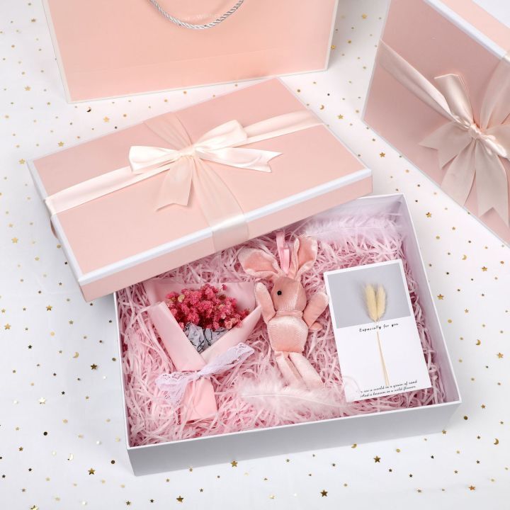 Custom Lid and Base Gift Boxes, Bulk Thank You Favor Boxes for Soap & Gifts 