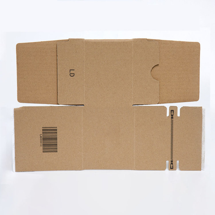 Tape-Free Corrugated Box with Pull Tear Strip | Biodegradable Shipping 
