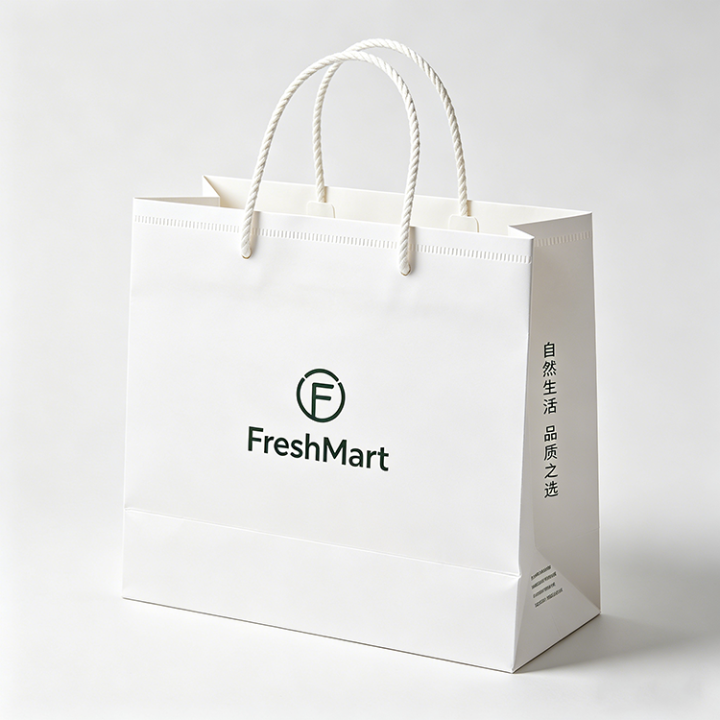Kraft and White Paper Bags for Eyewear Shops Bulk Wholesale 