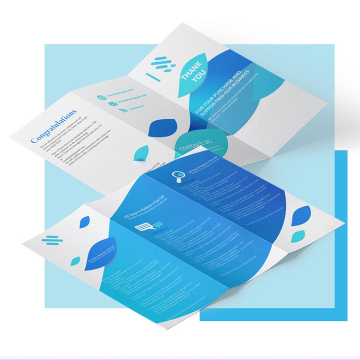 Bulk Custom Folded Insert Cards | Professional Multi-Fold Brochure Printing Service 