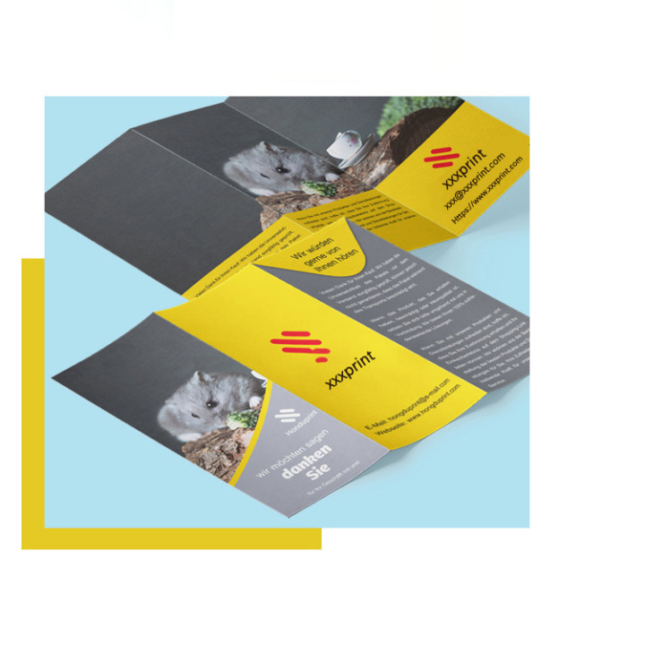 Custom Full-Color Tri-Fold Flyer Printing | A4 A5 Sizes Free Design 