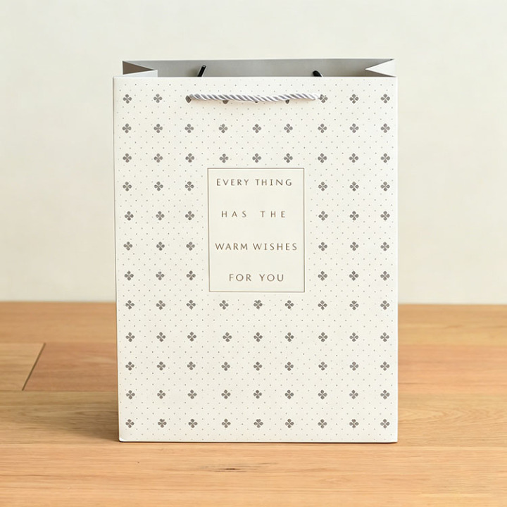 Modern Minimalist Goody Bags | Premium Cotton Rope Handle Wholesale 