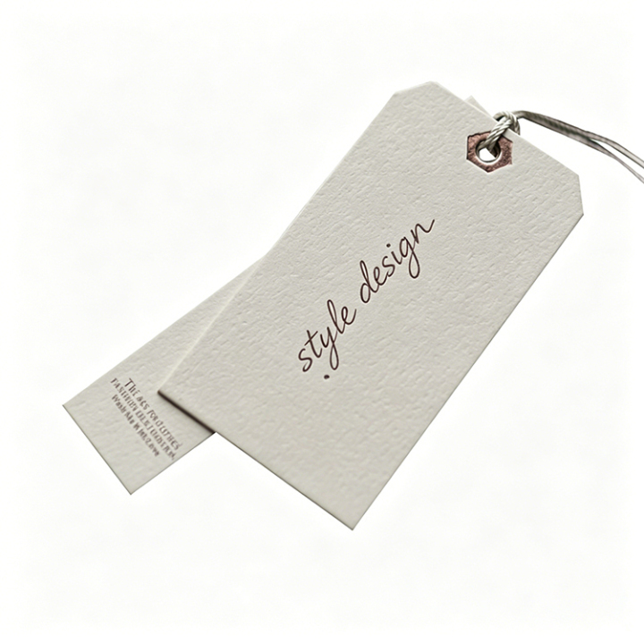 Wholesale Custom Die-Cut Hang Tags for Apparel & Fashion Brands 