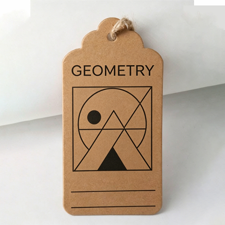 Wholesale Kraft Paper Clothing Tags with Custom Printing 
