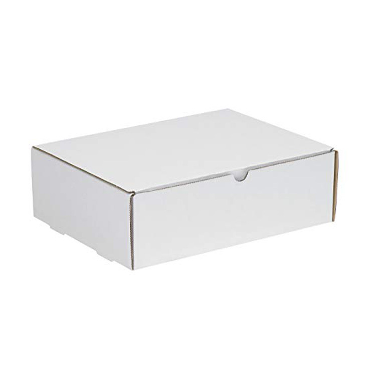 White Corrugated Boxes in E-flute & B-flute- Ideal for Gift & Shipping Packaging 