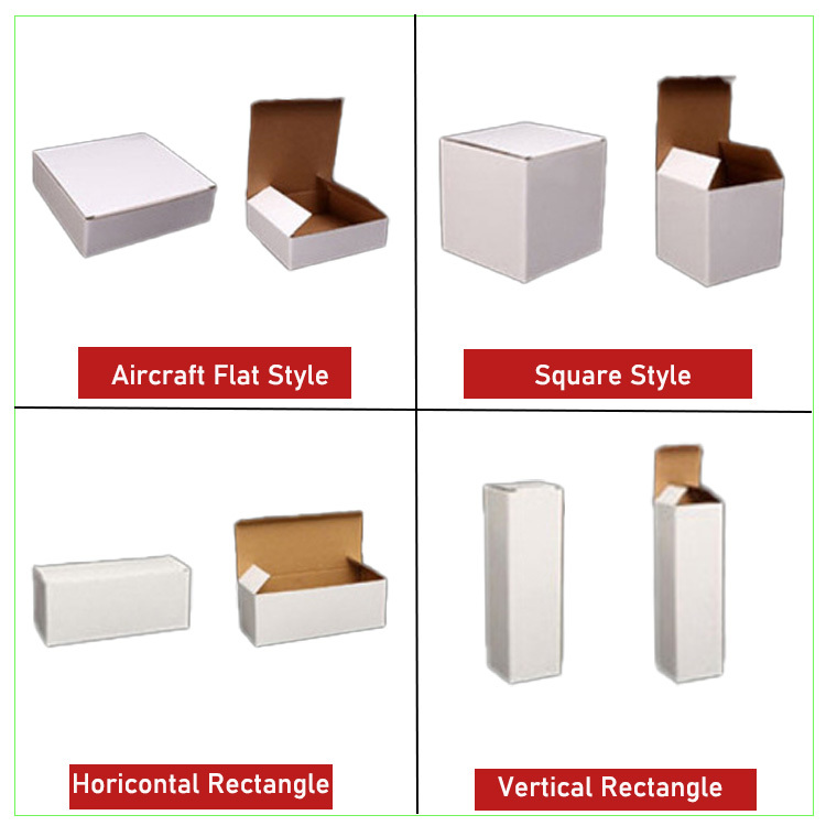 Custom Eco-Friendly White Paper Boxes - Sustainable Kraft Gift & Product Packaging Boxes 