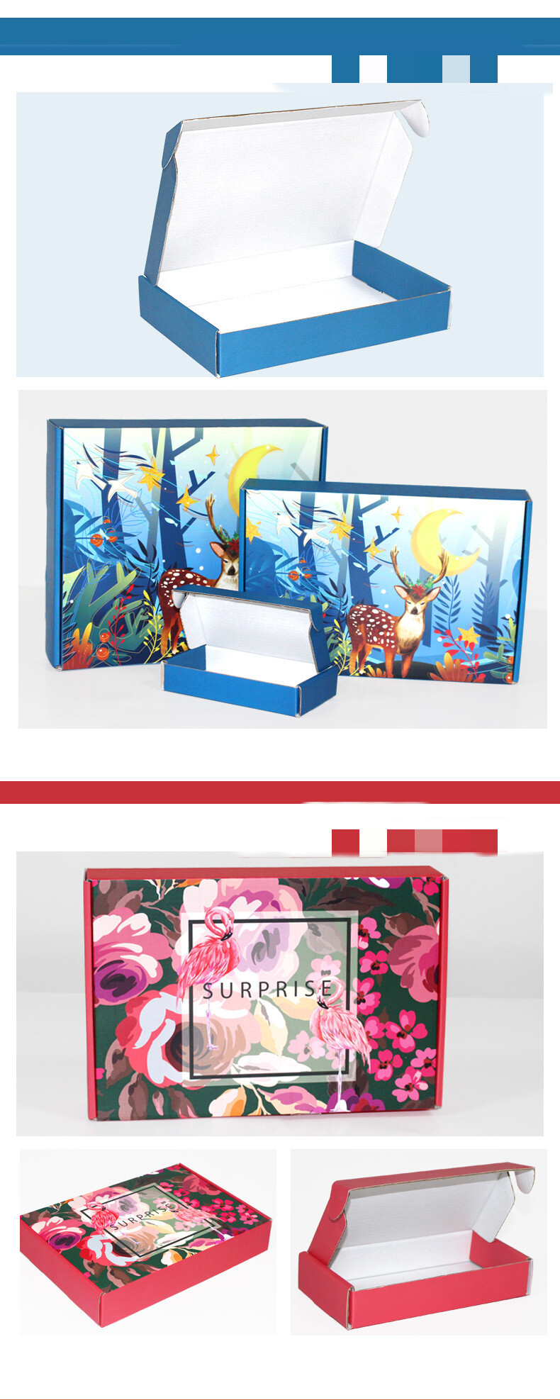 Custom Printed Colorful Mailer Boxes | Corrugated Shipping Boxes 