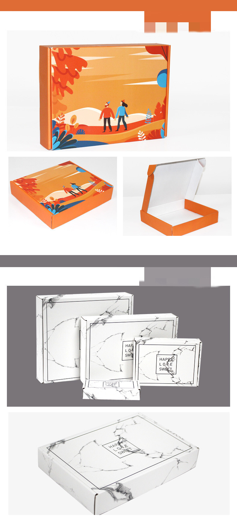 Custom Printed Colorful Mailer Boxes | Corrugated Shipping Boxes 