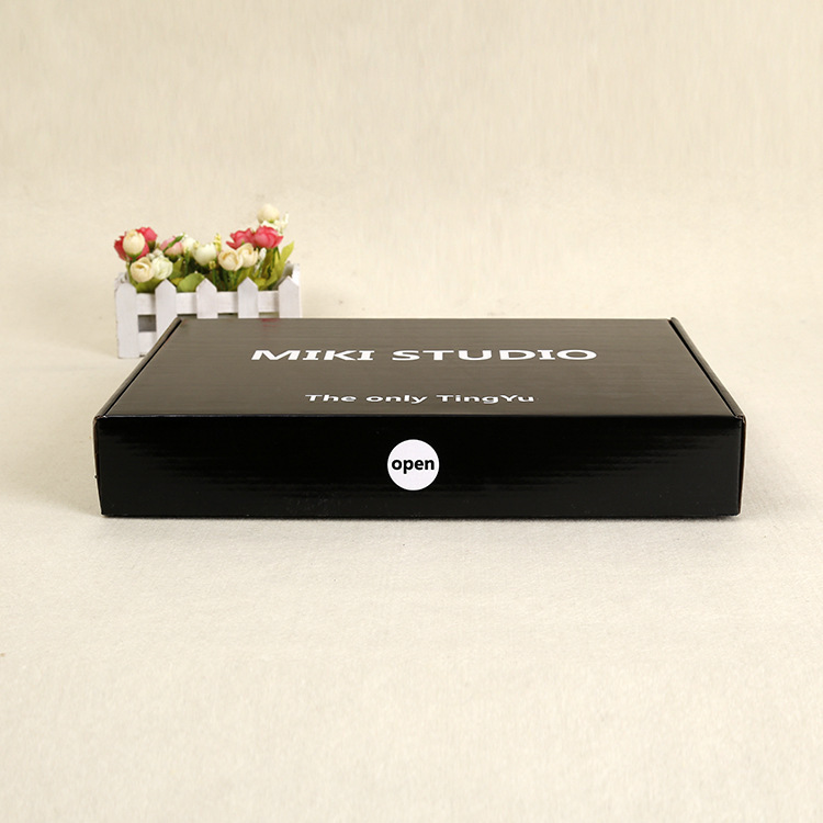 Corrugated Shipping Boxes | Sturdy Black Mailer Boxes for E-commerce Retail Shipping & Small Business Packaging 