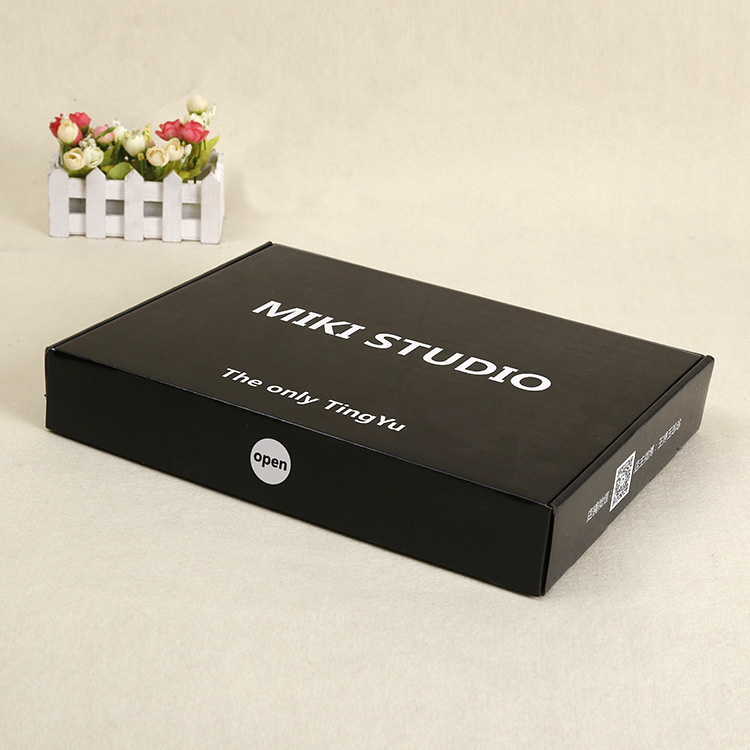 Corrugated Shipping Boxes | Sturdy Black Mailer Boxes for E-commerce Retail Shipping & Small Business Packaging 