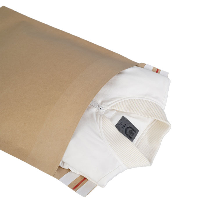 Bulk Self-Seal Kraft Paper Shipping Bags, Eco Mailing Bags for Clothing & Books 