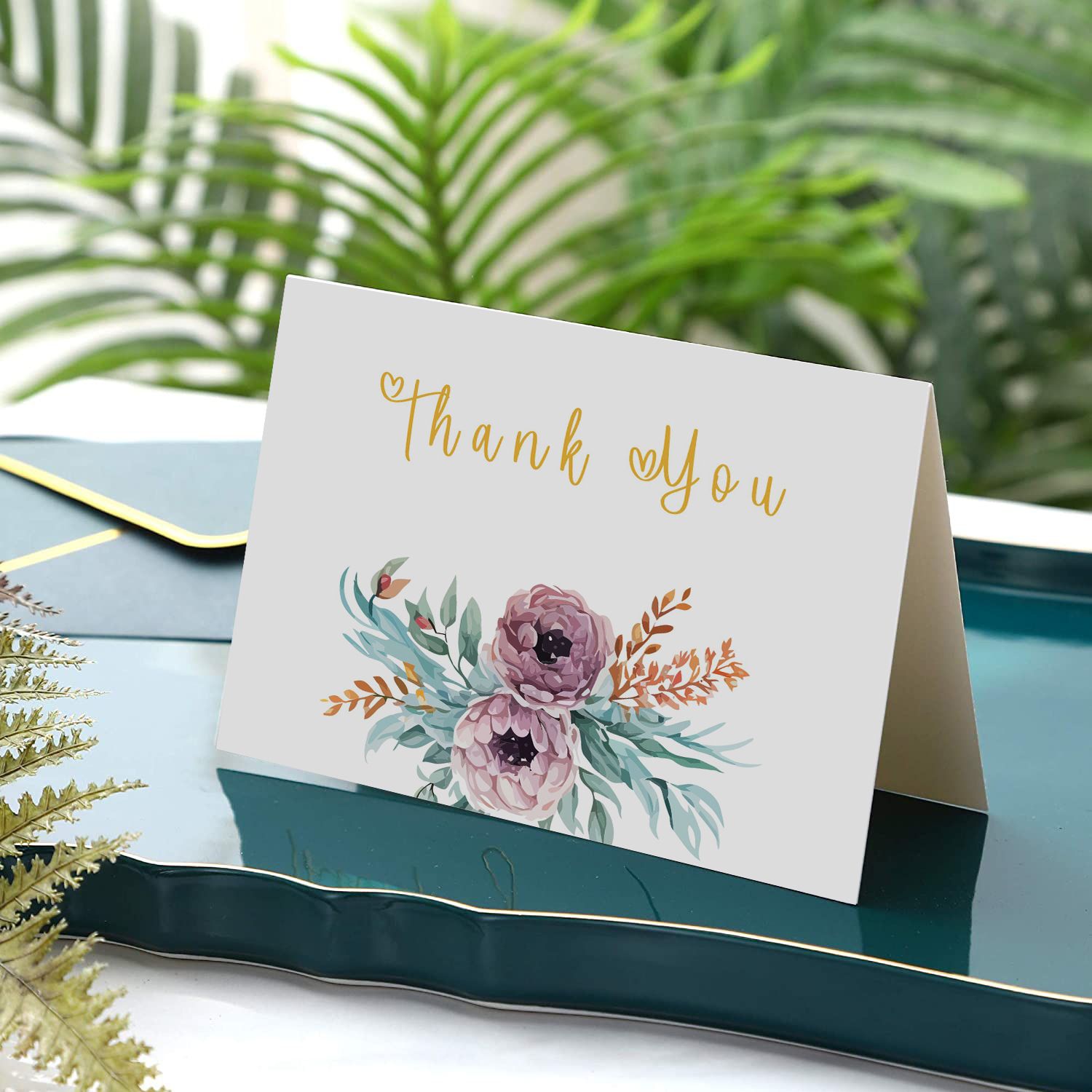 Thank You Note Cards - Perfect for Weddings Business & Personal Gifts 