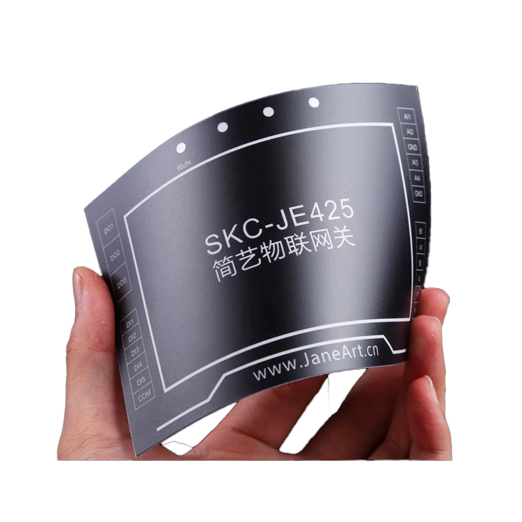 Custom Graphic Panel Overlay Membrane Switch Overlay & Control Panel Label Printing 