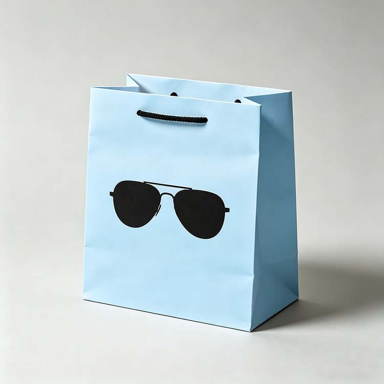 Kraft and White Paper Bags for Eyewear Shops Bulk Wholesale 