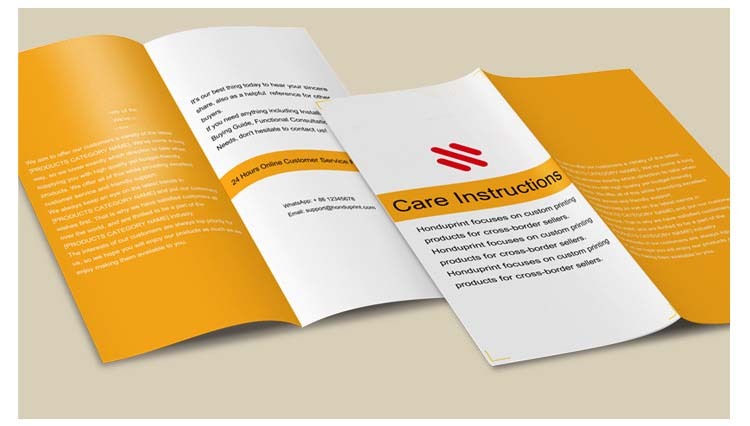 Custom Full-Color Tri-Fold Flyer Printing | A4 A5 Sizes Free Design 