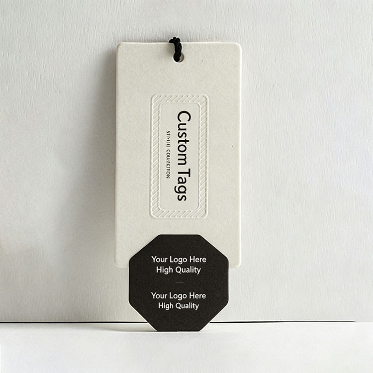 Wholesale Custom Die-Cut Hang Tags for Apparel & Fashion Brands 