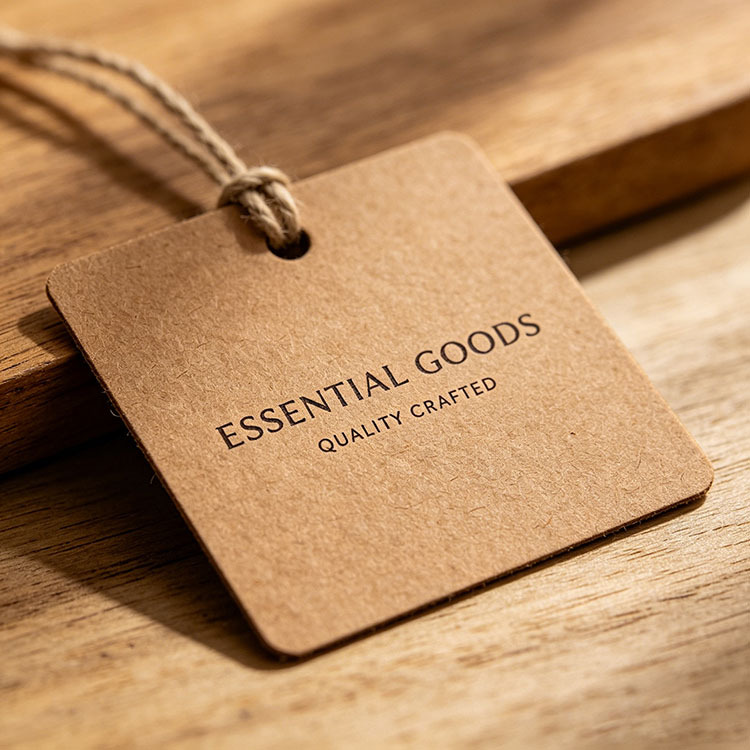 Wholesale Kraft Paper Clothing Tags with Custom Printing