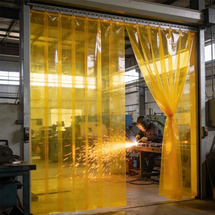 High-Performance PVC Arc Flash Barrier curtain