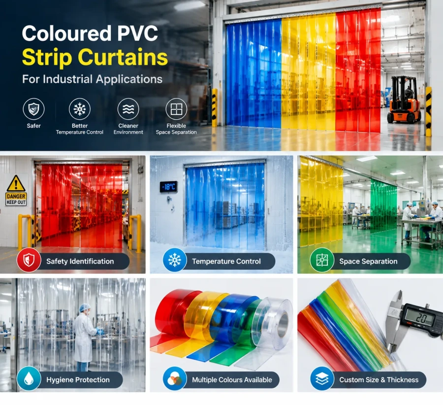 The Benefits of Coloured PVC Strip Curtains