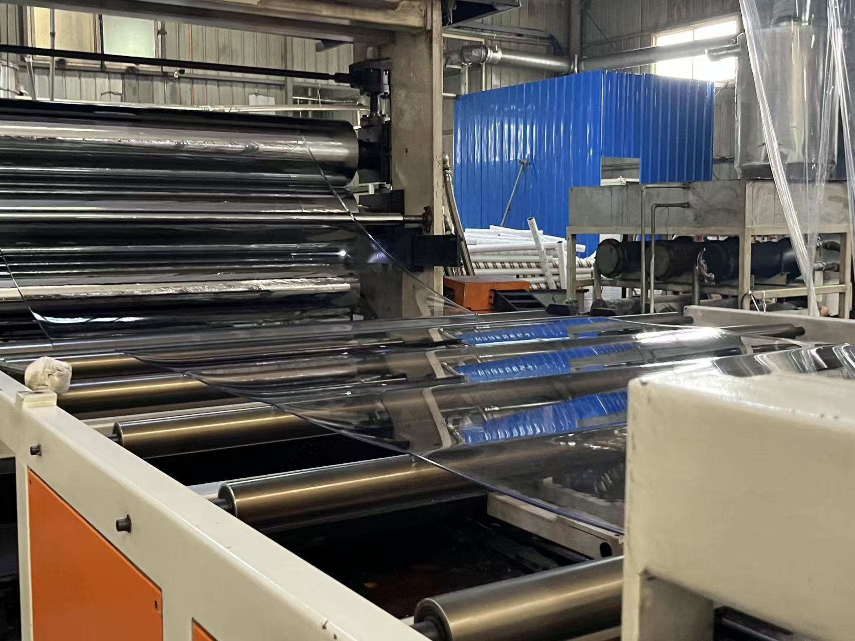 PVC transparent film used in tablecloths  