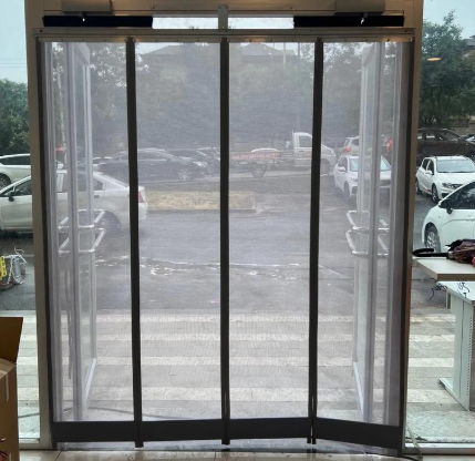 Household PVC magnetic door curtain-anti-mosquito/dust barrier Factory sale pvc magnetic curtain for application  pvc magnetic door curtain,pvc magnetic partition curtain