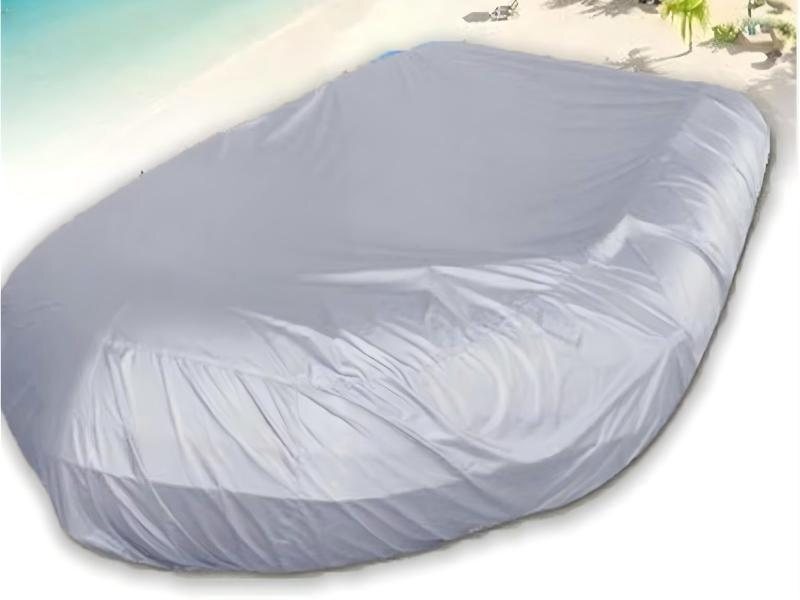 Heavy duty cover for an inflatable kayak and dinghy
