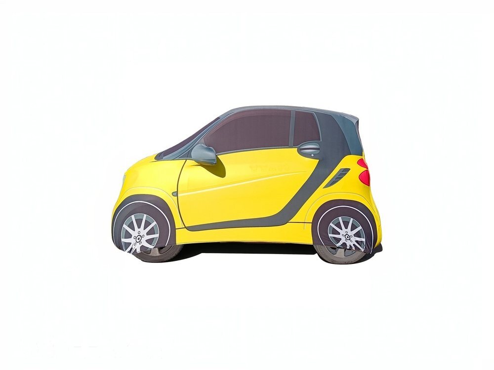 Full colour printed car cover with customer artwork