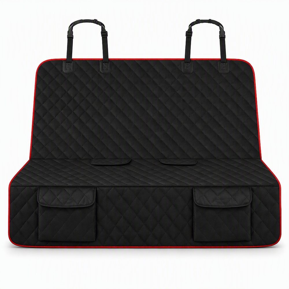 Heavy duty quilted 600D waterproof rear bench seat protector