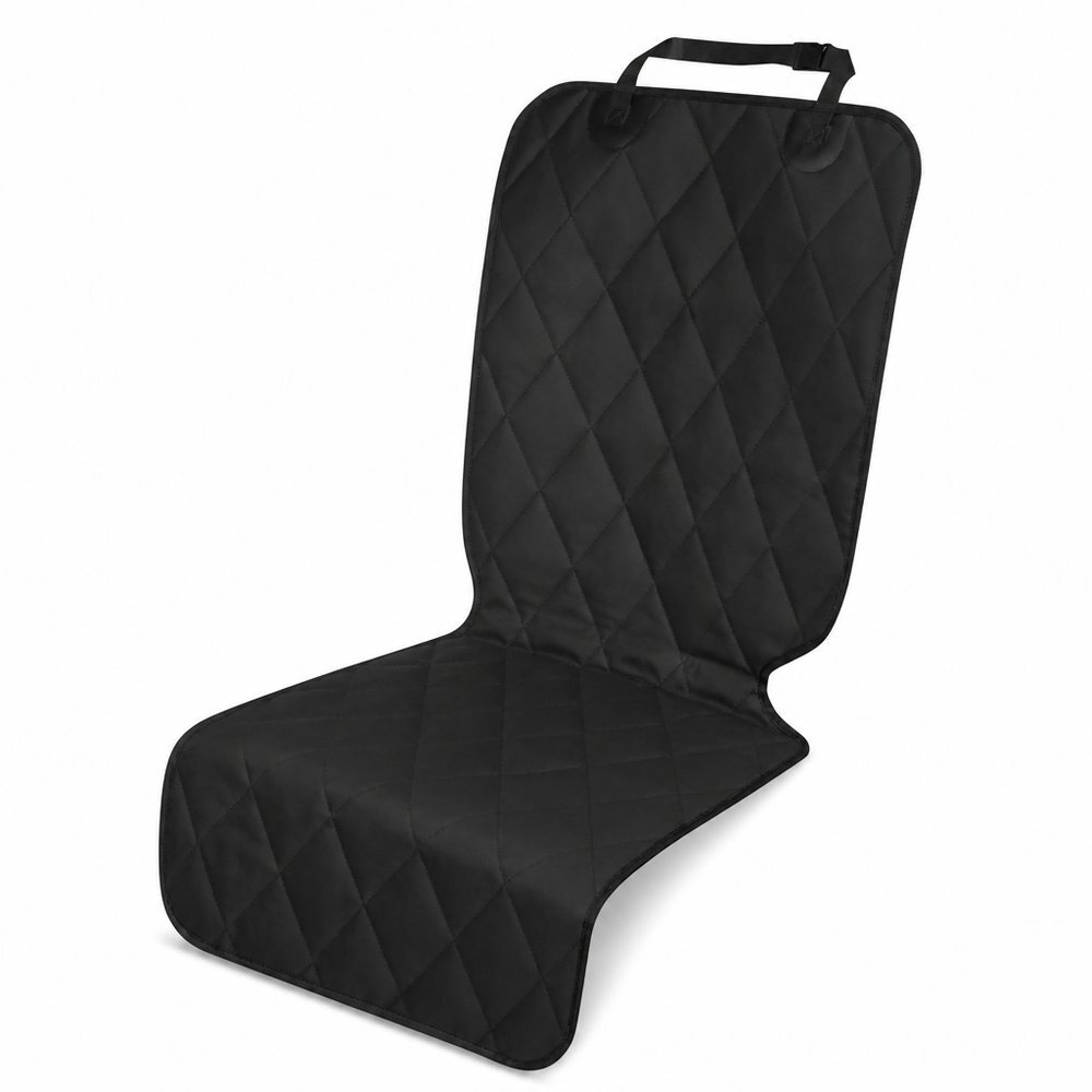 Custom fit front bucket dog seat cover with non slip backing