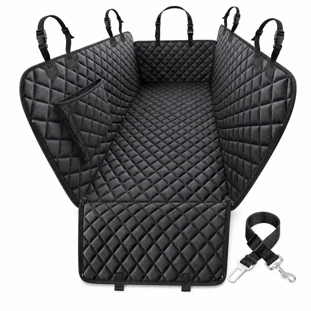 600D Oxford waterproof dog seat cover hammock with side flaps