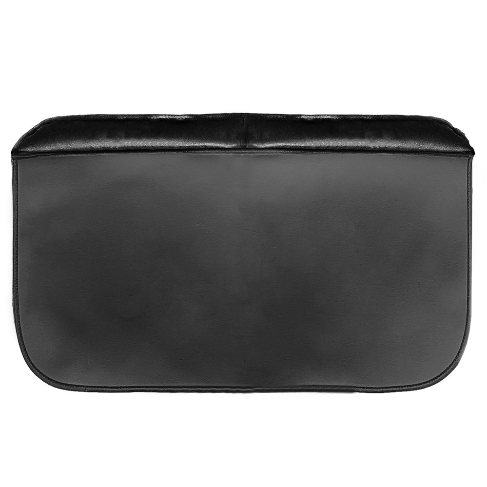 Vinyl leather fender cover with felt backing against the paint