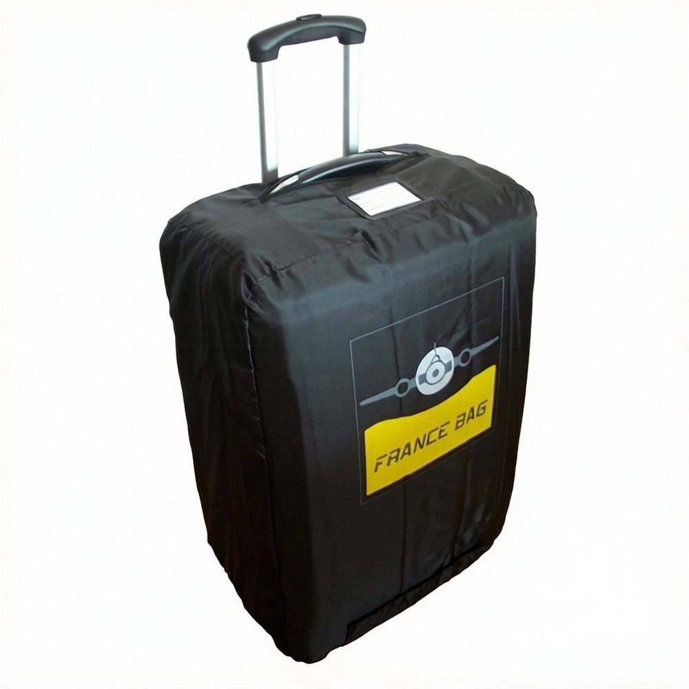 Canvas luggage cover with lock for suitcases