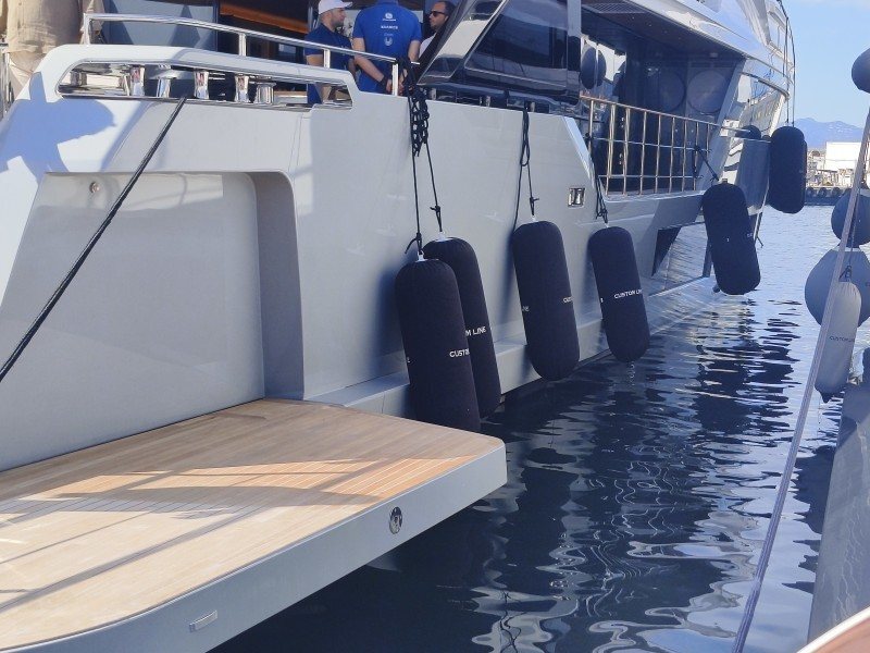 Boat fender covers in marine grade fabric
