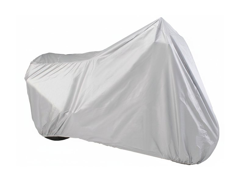 Silver coated 300D Oxford polyester outdoor motorcycle cover