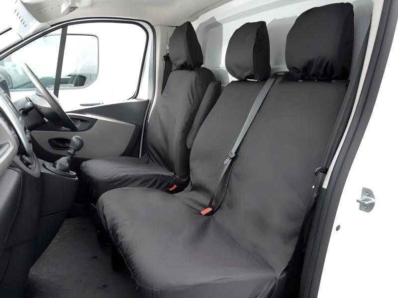 Cotton backed waterproof van seat covers