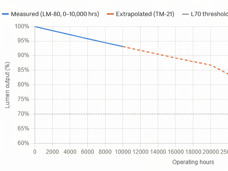 How To Calculate LED Lifetime ? TM-21 vs TM-28 telling you