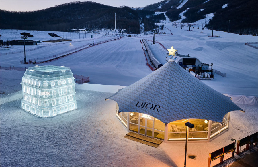 When Dior and Burberry Need a Winter Pop-Up, They Choose a Tent