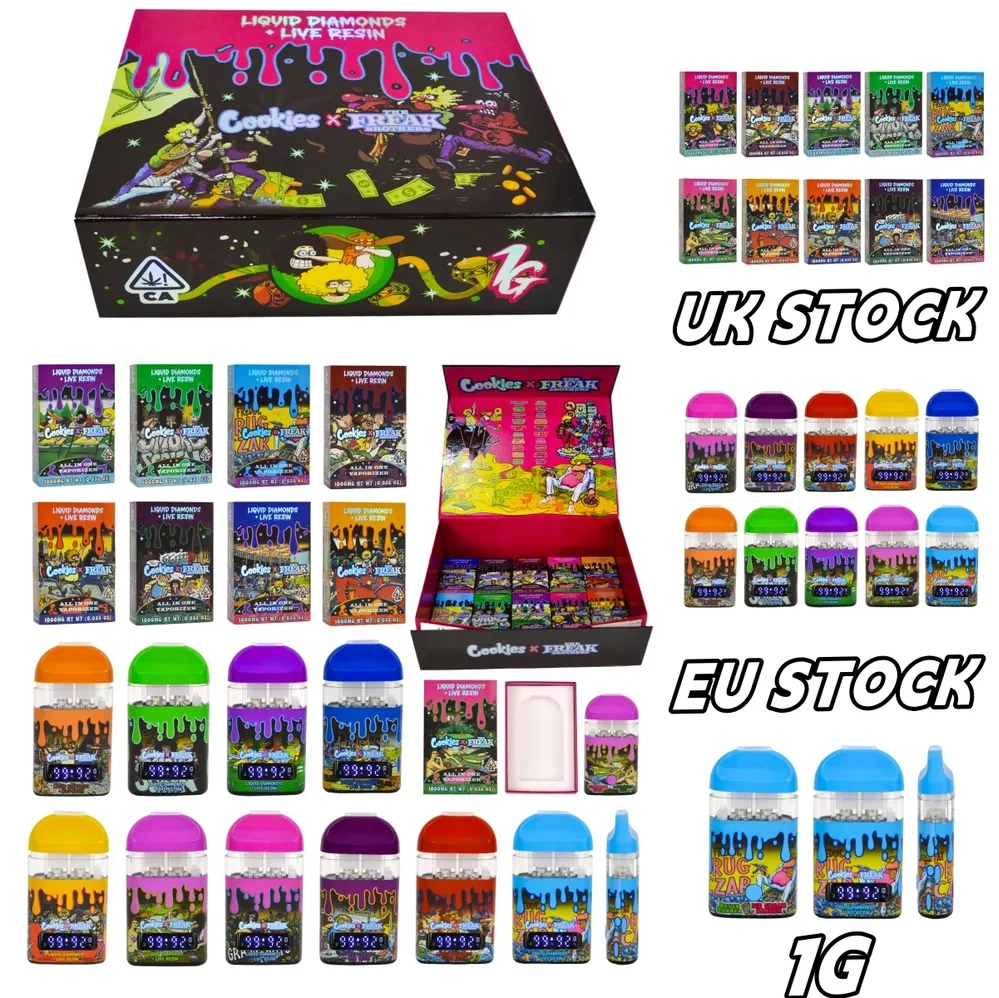 cookies x the freak brothers disposable vape review 1g Dual Flavors EU UK STOCK Flavor:Strawberry Freeze/Blue Razz Geek Bar Meloso Max Relx Prefilled pod kit