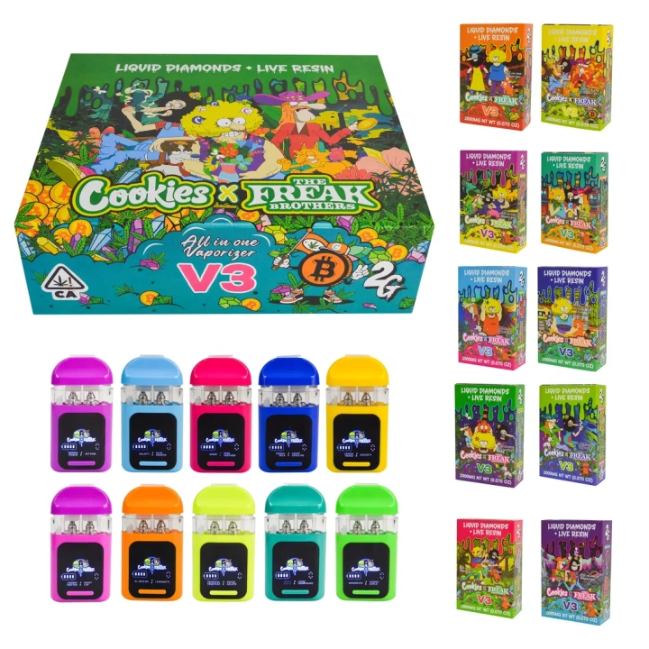 cookies x the freak brothers disposable vape review Best V3 NewFlavors USA STOCK Flavor:(Frozen Edition) Berry Rose Duo Ice Wax Geek Bar Prices Amazon