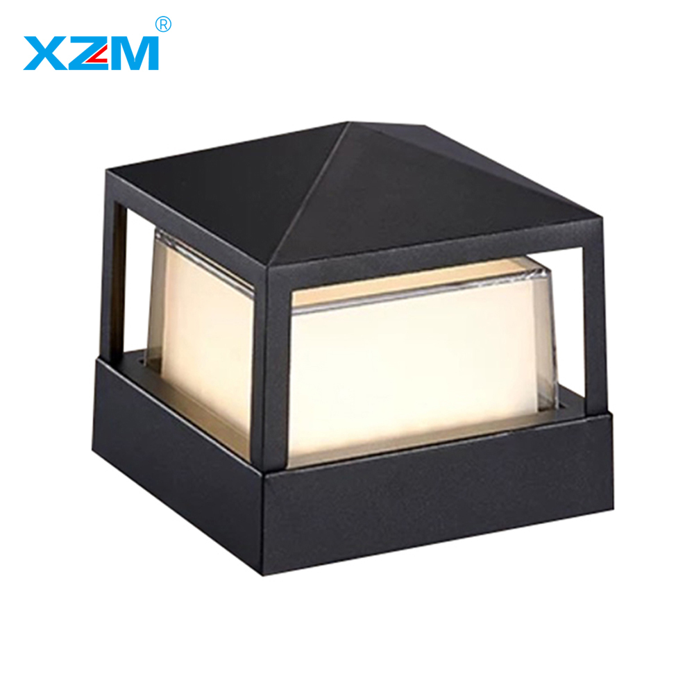 XZM Modern LED Wall Lamp, Black Aluminum, 12W, Waterproof IP66, Square and Round Design, High-Transparency Lampshade, Outdoor Indoor Lighting for Porch, Balcony, Garden XZM Modern LED Wall Lamp, Black Aluminum, 12W, Waterproof IP66 LED Wall Lamp, Waterproof Lighting, Indoor Outdoor Light, Black Aluminum, High-Transparency Lampshade