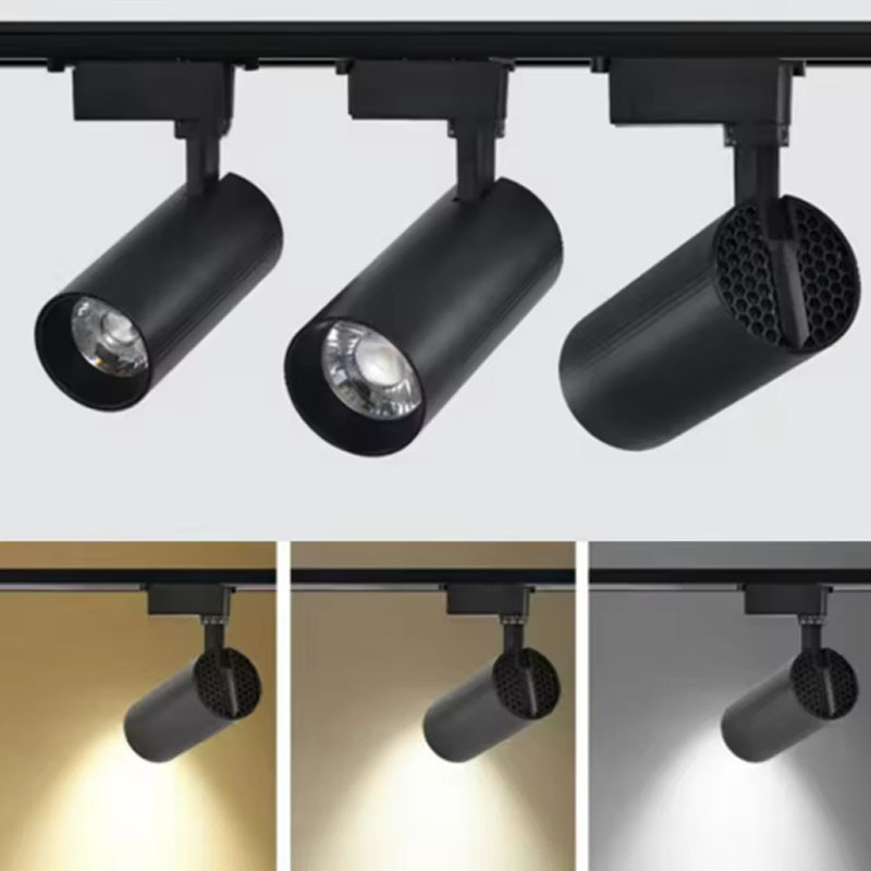XZM LED Track Light 40W Warm White LED COB Spotlight Commercial Lighting Suitable for clothing stores, supermarkets, indoor corridor track lighting XZM 40W Warm White LED COB Track Light for Commercial Use LED Track Light, 40W Spotlight, Commercial Lighting, COB Lighting, Indoor Lighting