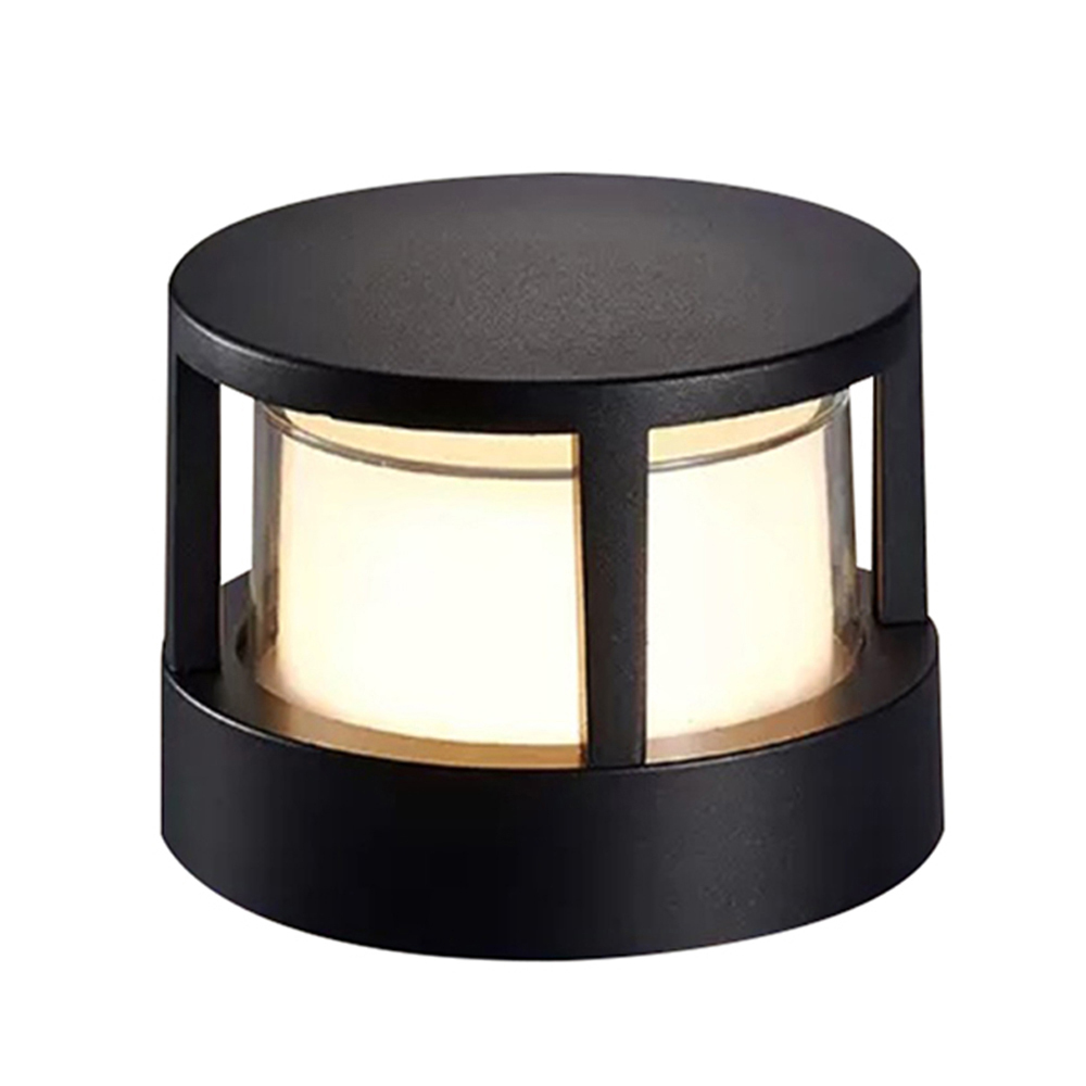 XZM Modern LED Wall Lamp, Black Aluminum, 12W, Waterproof IP66, Square and Round Design, High-Transparency Lampshade, Outdoor Indoor Lighting for Porch, Balcony, Garden XZM Modern LED Wall Lamp - Black Aluminum, 12W, Waterproof IP66 LED Wall Lamp, Black Aluminum, Waterproof Lighting, Outdoor Indoor Lamp, High-Transparency Lampshade
