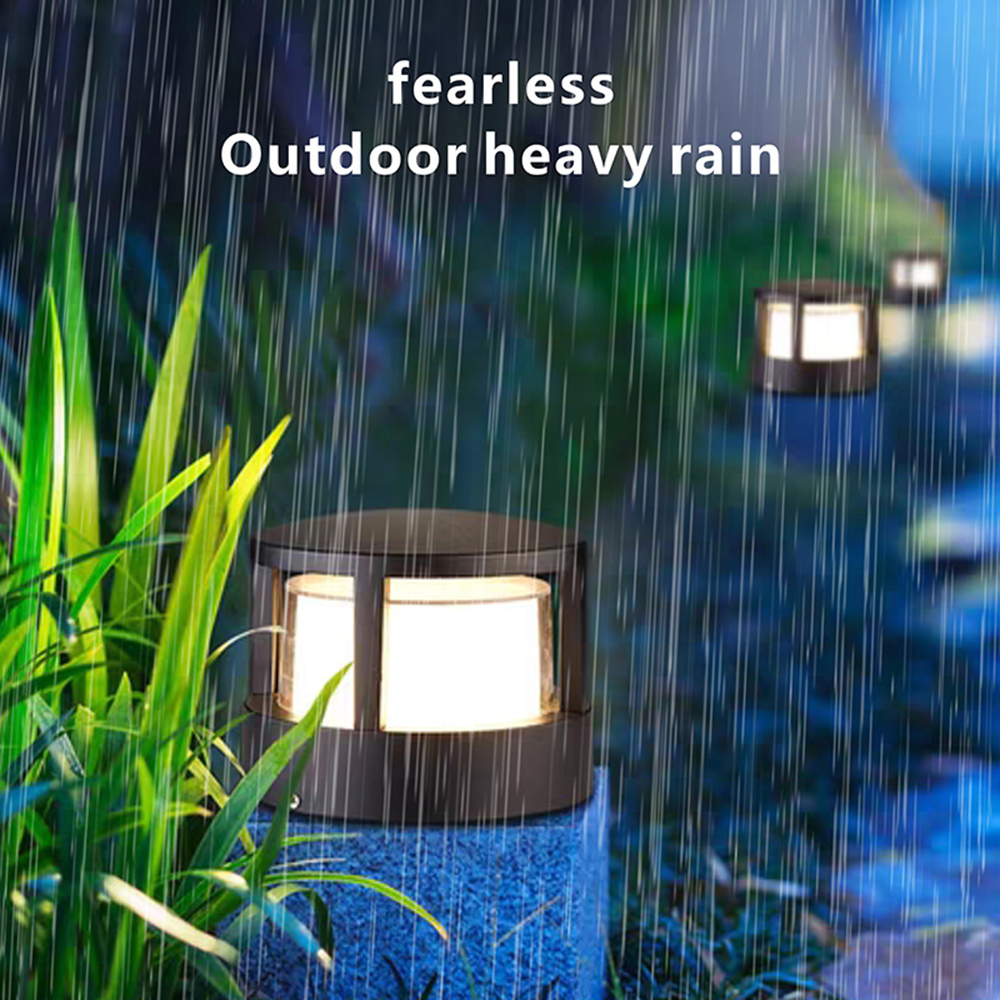 XZM Modern LED Wall Lamp, Black Aluminum, 12W, Waterproof IP66, Square and Round Design, High-Transparency Lampshade, Outdoor Indoor Lighting for Porch, Balcony, Garden XZM Modern LED Wall Lamp - Black Aluminum, 12W, Waterproof IP66 LED Wall Lamp, Black Aluminum, Waterproof Lighting, Outdoor Indoor Lamp, High-Transparency Lampshade