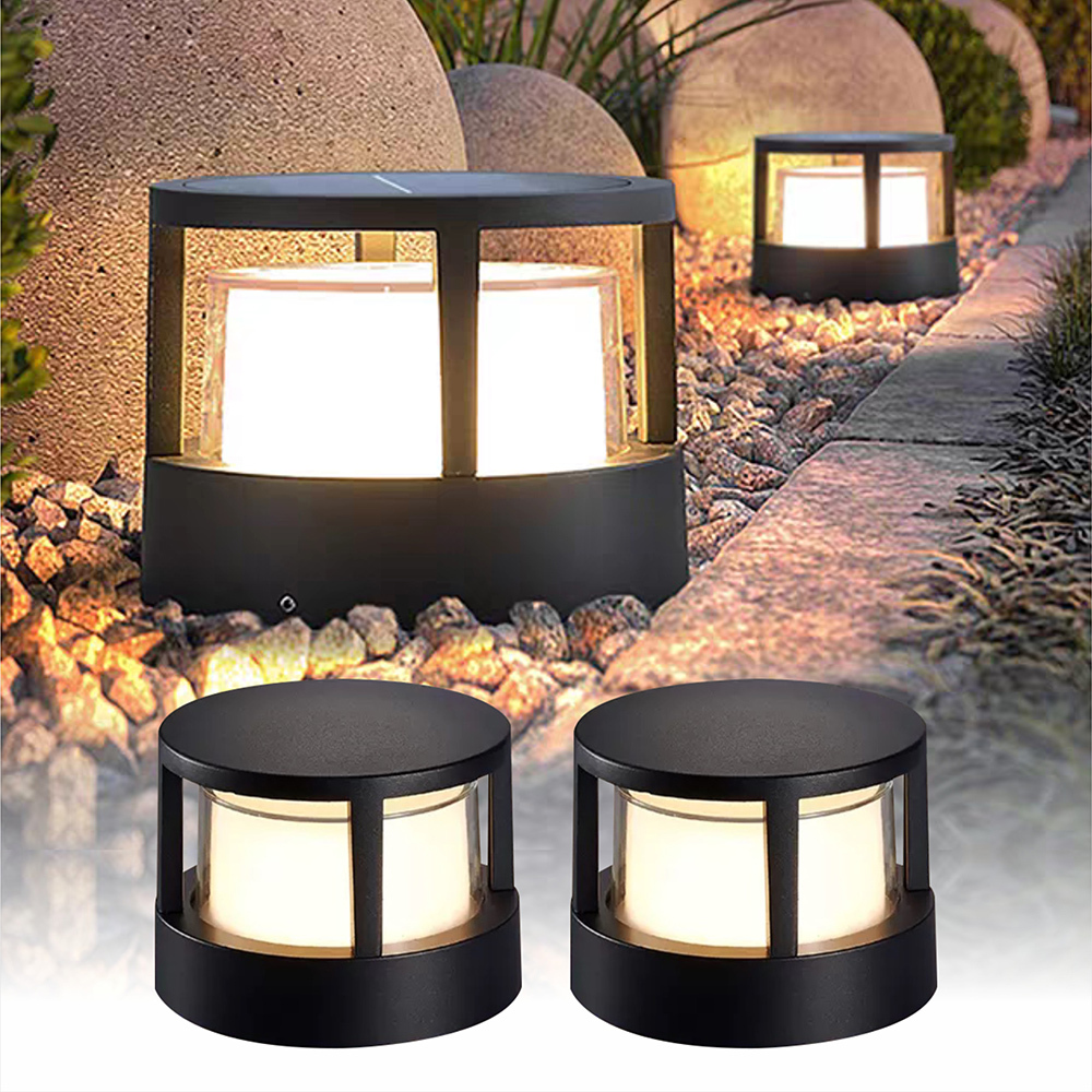 XZM Modern LED Wall Lamp, Black Aluminum, 12W, Waterproof IP66, Square and Round Design, High-Transparency Lampshade, Outdoor Indoor Lighting for Porch, Balcony, Garden XZM Modern LED Wall Lamp - Black Aluminum, 12W, Waterproof IP66 LED Wall Lamp, Black Aluminum, Waterproof Lighting, Outdoor Indoor Lamp, High-Transparency Lampshade
