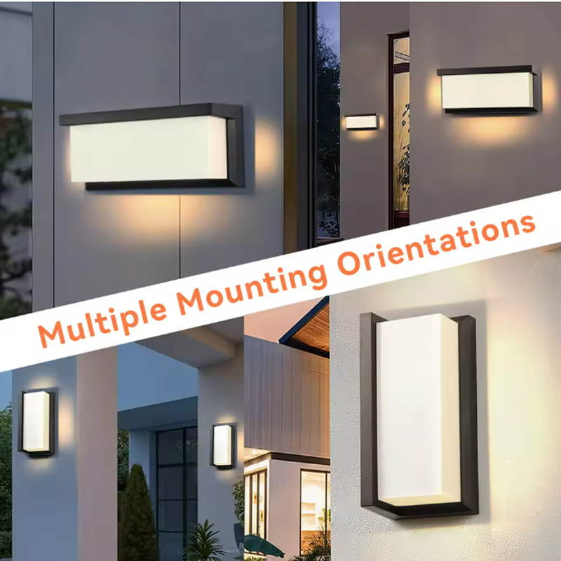 XZM Outdoor Wall Lights, LED wall light 12W Sconce Ip65 Waterproof 3000K Warm White Outdoor Light Fixtures Wall Mount Outside Lights for House Garden Front Bathroom Garage XZM Outdoor Wall Lights 12W LED Sconce IP65 Waterproof 3000K Warm White outdoor wall lights, LED wall light, waterproof fixtures, garden lighting, wall mount light