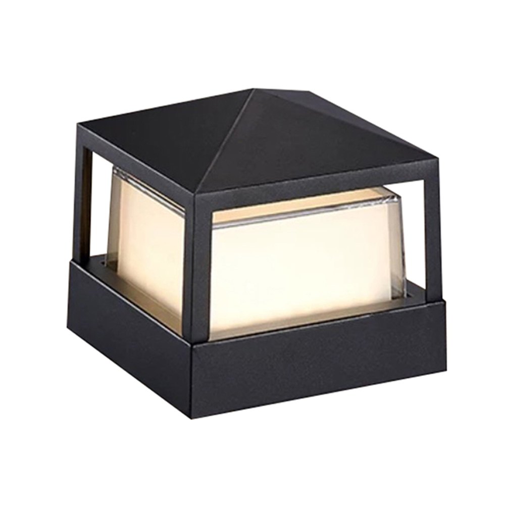 XZM Modern LED Wall Lamp, Black Aluminum, 12W, Waterproof IP66, Square and Round Design, High-Transparency Lampshade, Outdoor Indoor Lighting for Porch, Balcony, Garden XZM Modern LED Wall Lamp, Black Aluminum, 12W, Waterproof IP66 LED Wall Lamp, Waterproof Lighting, Indoor Outdoor Light, Black Aluminum, High-Transparency Lampshade