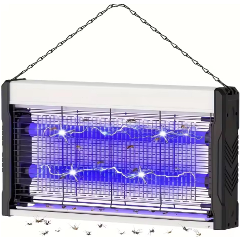 Wall-Mounted UV Mosquito Killer Lamp, Rechargeable Electric Shock Insect Killer for Indoor & Outdoor, Noiseless Pest Control Wall-Mounted UV Mosquito Killer Lamp - Rechargeable, Noiseless Pest Control UV mosquito killer, rechargeable insect killer, wall-mounted lamp, noiseless pest control, indoor outdoor use,Mosquito lamp